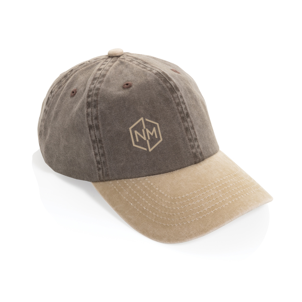 Gorra algodón bicolor 270 g/m² con 6 paneles BEAU AWARE™