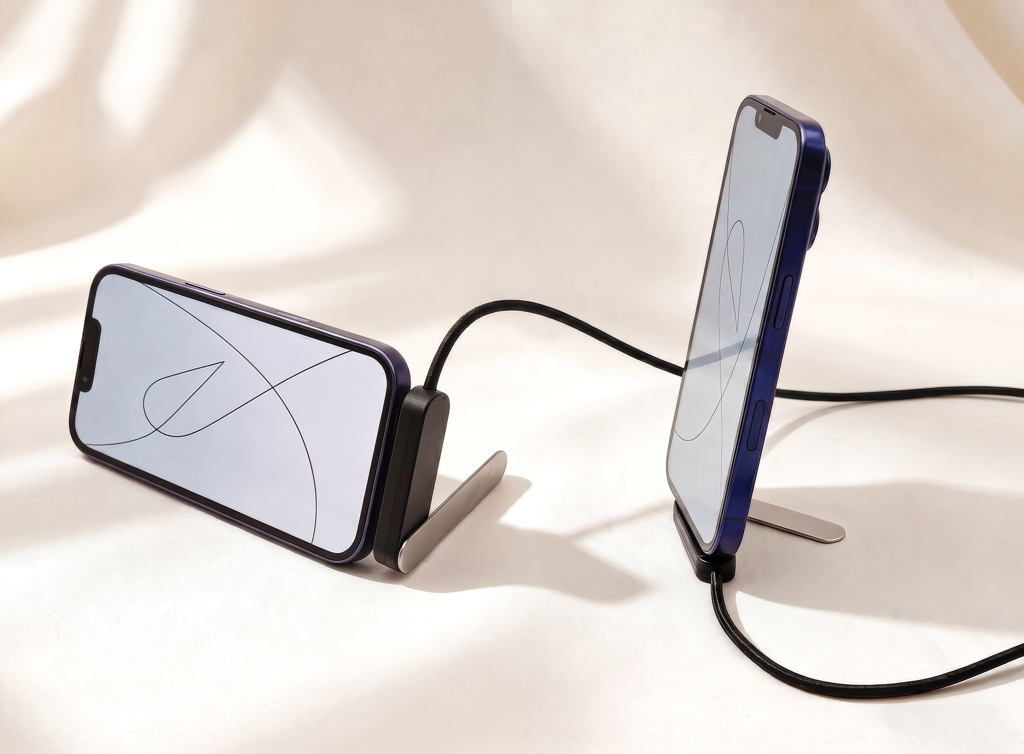 Aluvia RCS 65W PD Cable with adjustable phone stand