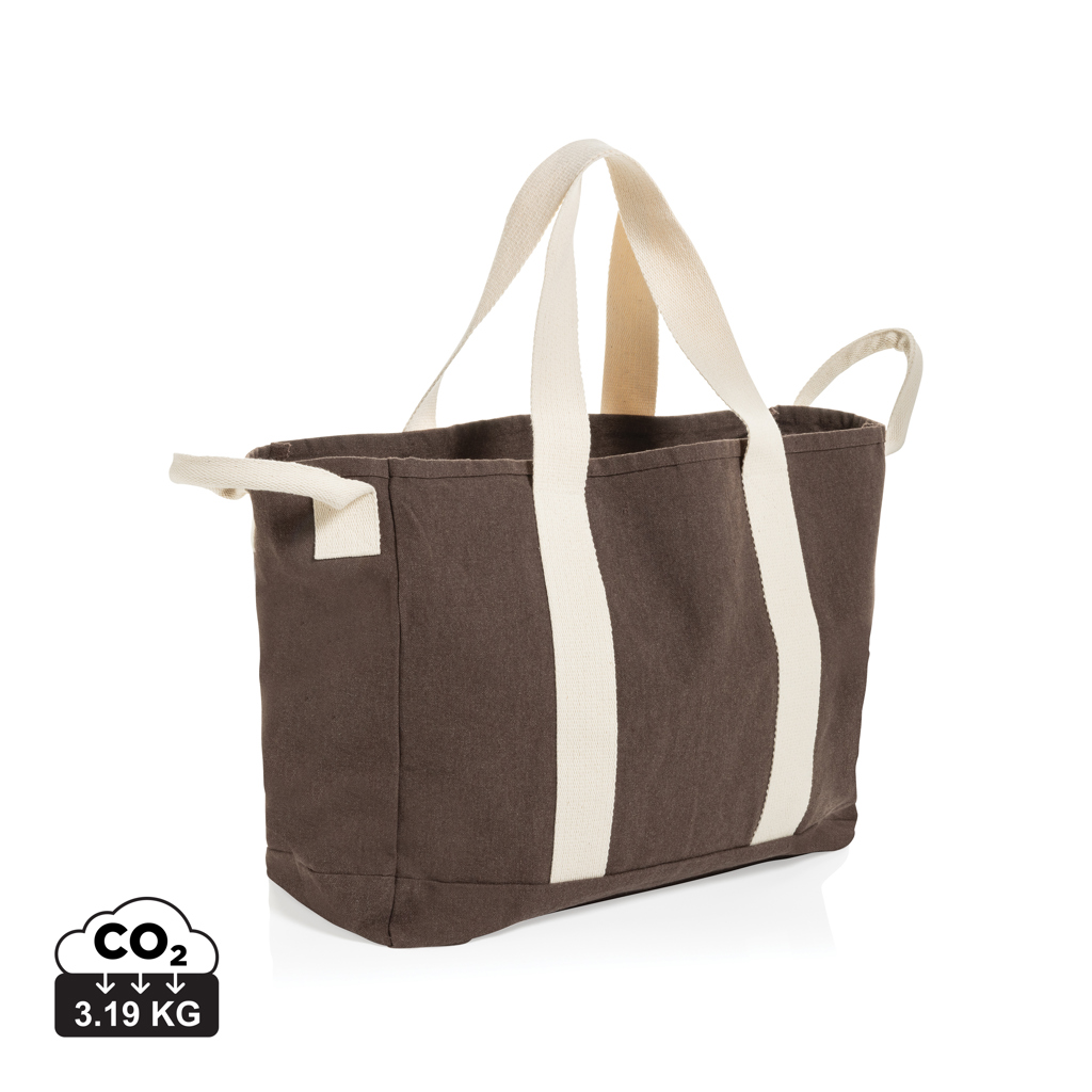 Bolsa playa BEAU AWARE™ lona reciclada 400 g/m² asa lateral