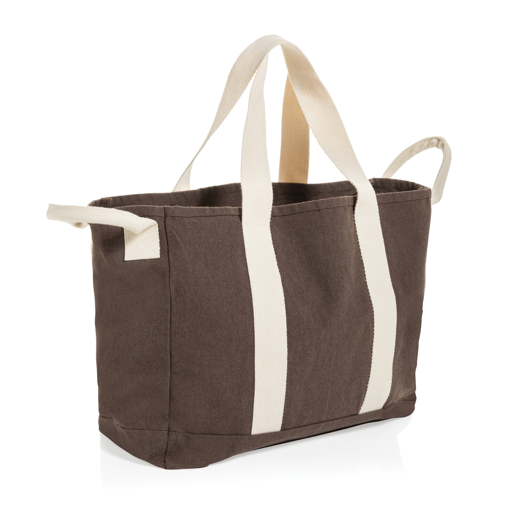 Bolsa playa BEAU AWARE™ lona reciclada 400 g/m² asa lateral