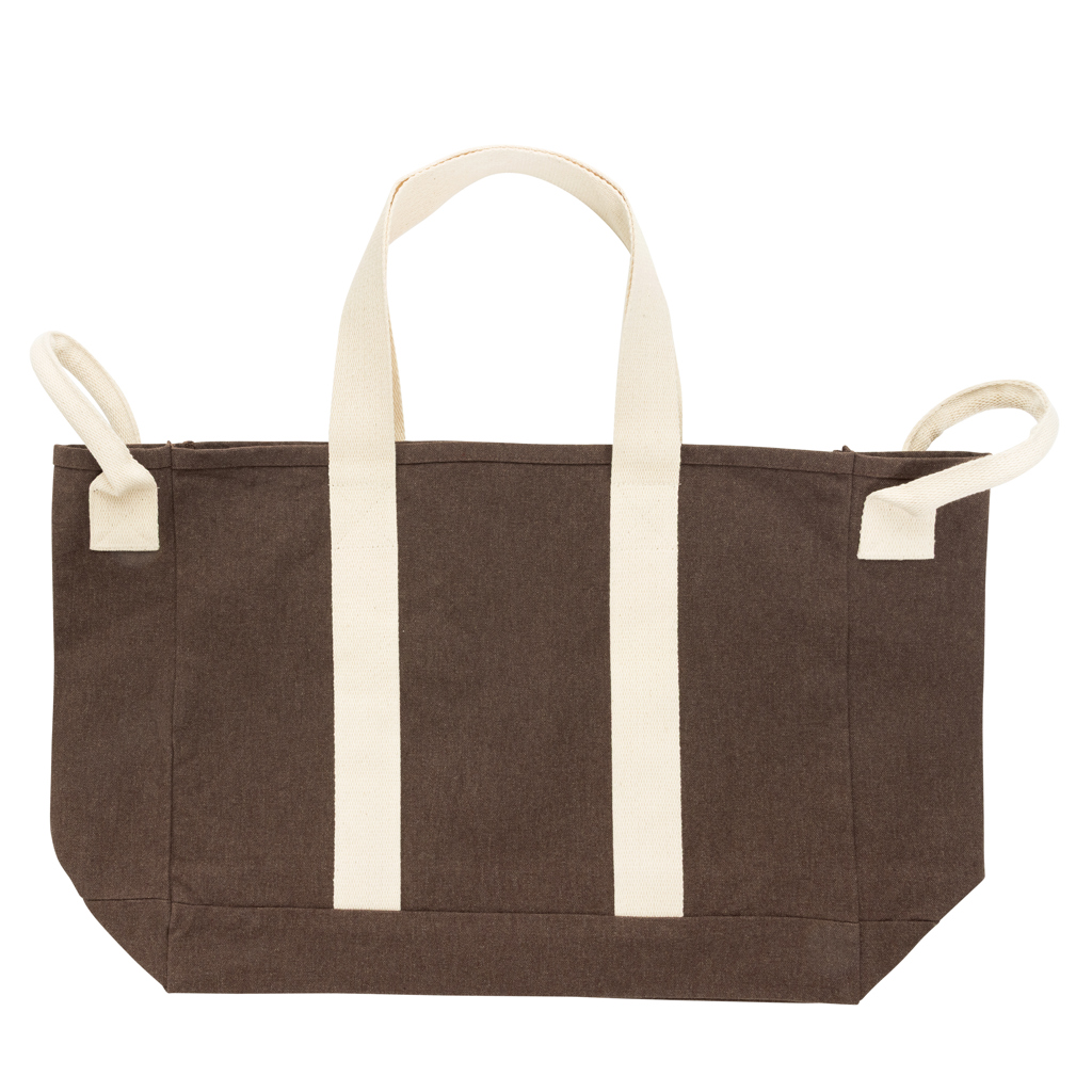 Bolsa playa BEAU AWARE™ lona reciclada 400 g/m² asa lateral