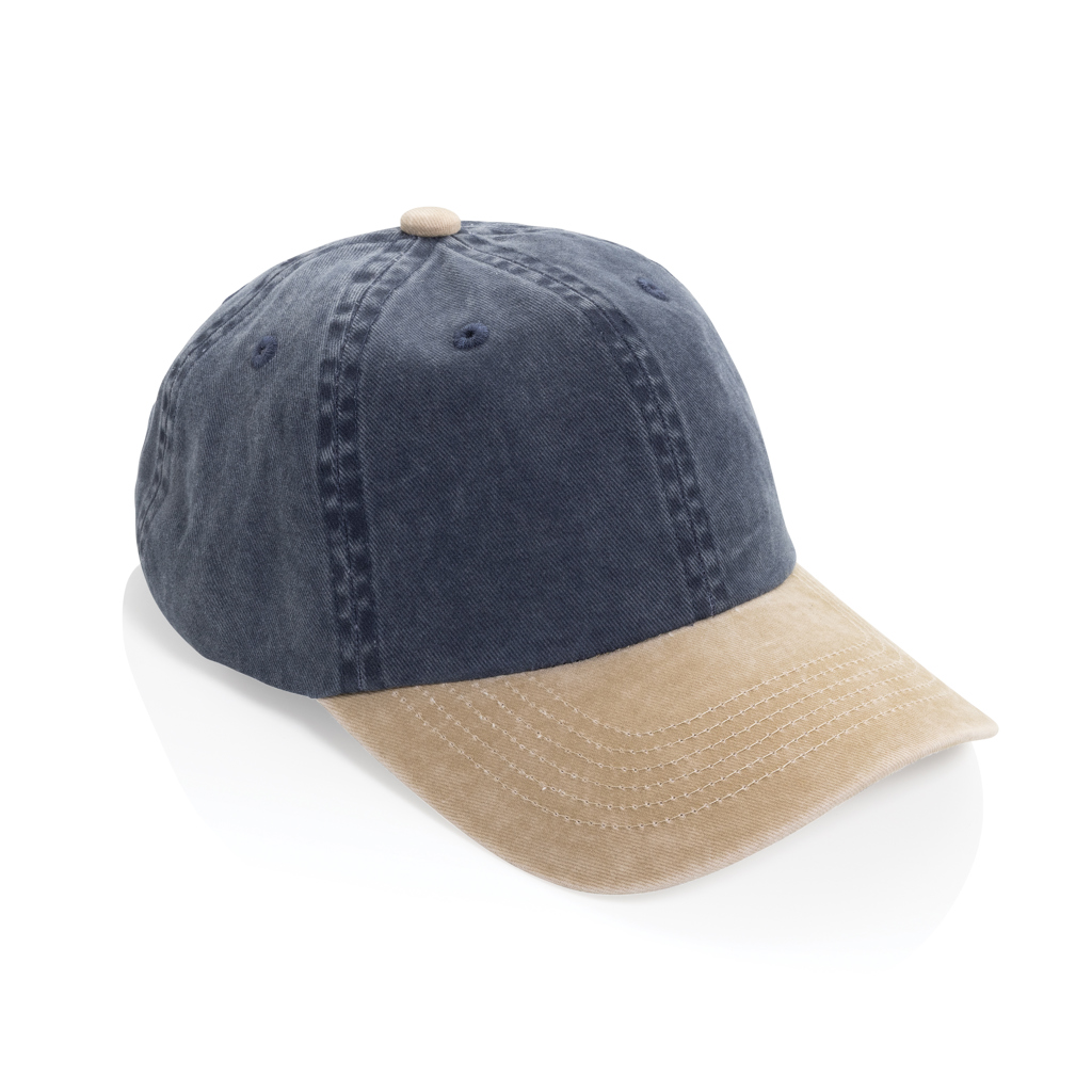 Gorra algodón bicolor 270 g/m² con 6 paneles BEAU AWARE™