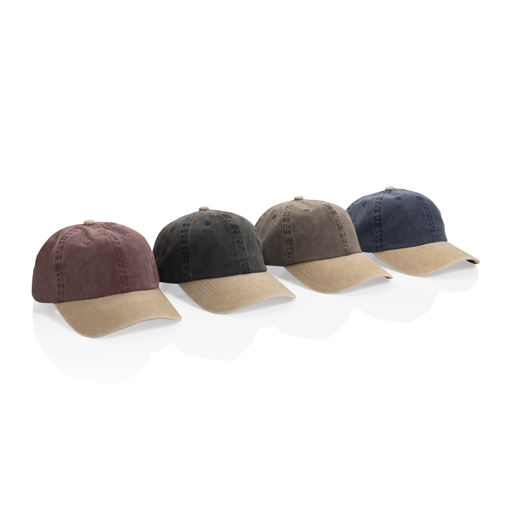 Gorra algodón bicolor 270 g/m² con 6 paneles BEAU AWARE™