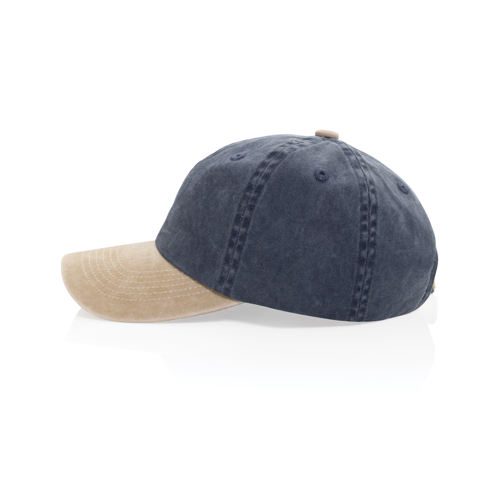 Gorra algodón bicolor 270 g/m² con 6 paneles BEAU AWARE™