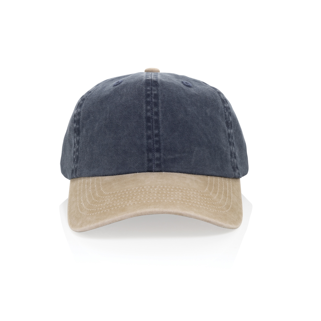 Gorra algodón bicolor 270 g/m² con 6 paneles BEAU AWARE™