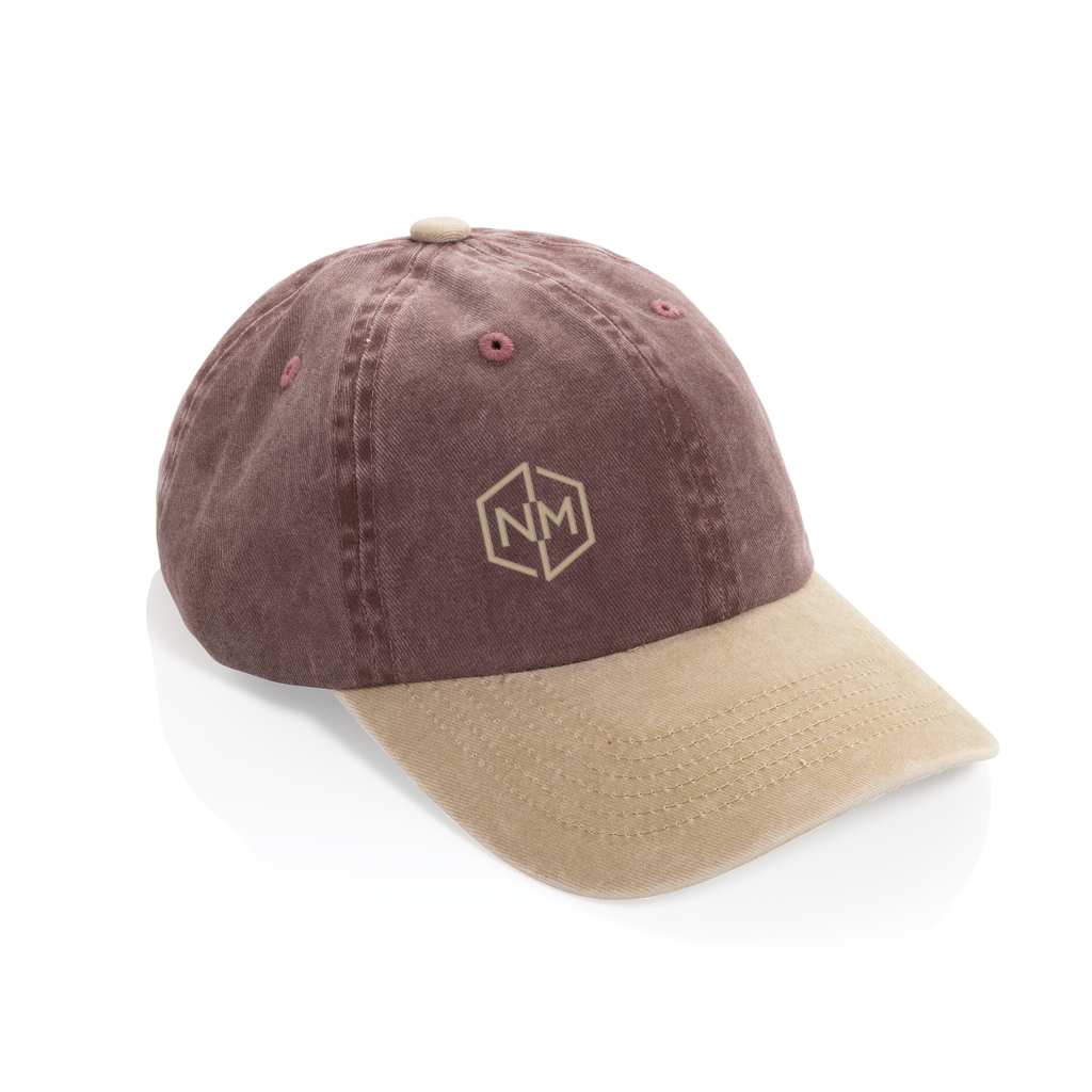 Gorra algodón bicolor 270 g/m² con 6 paneles BEAU AWARE™