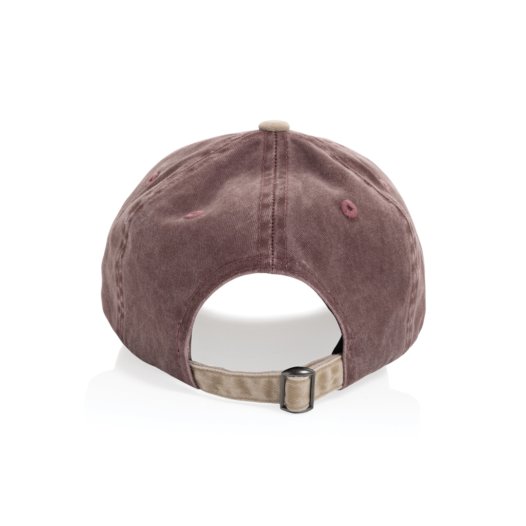 Gorra algodón bicolor 270 g/m² con 6 paneles BEAU AWARE™