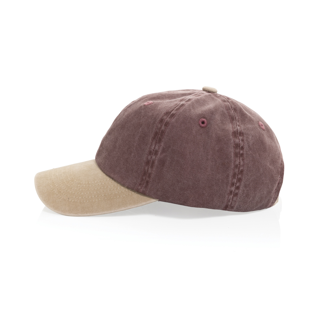 Gorra algodón bicolor 270 g/m² con 6 paneles BEAU AWARE™
