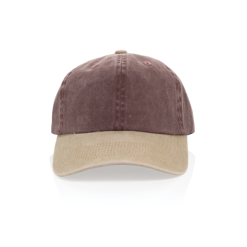 Gorra algodón bicolor 270 g/m² con 6 paneles BEAU AWARE™