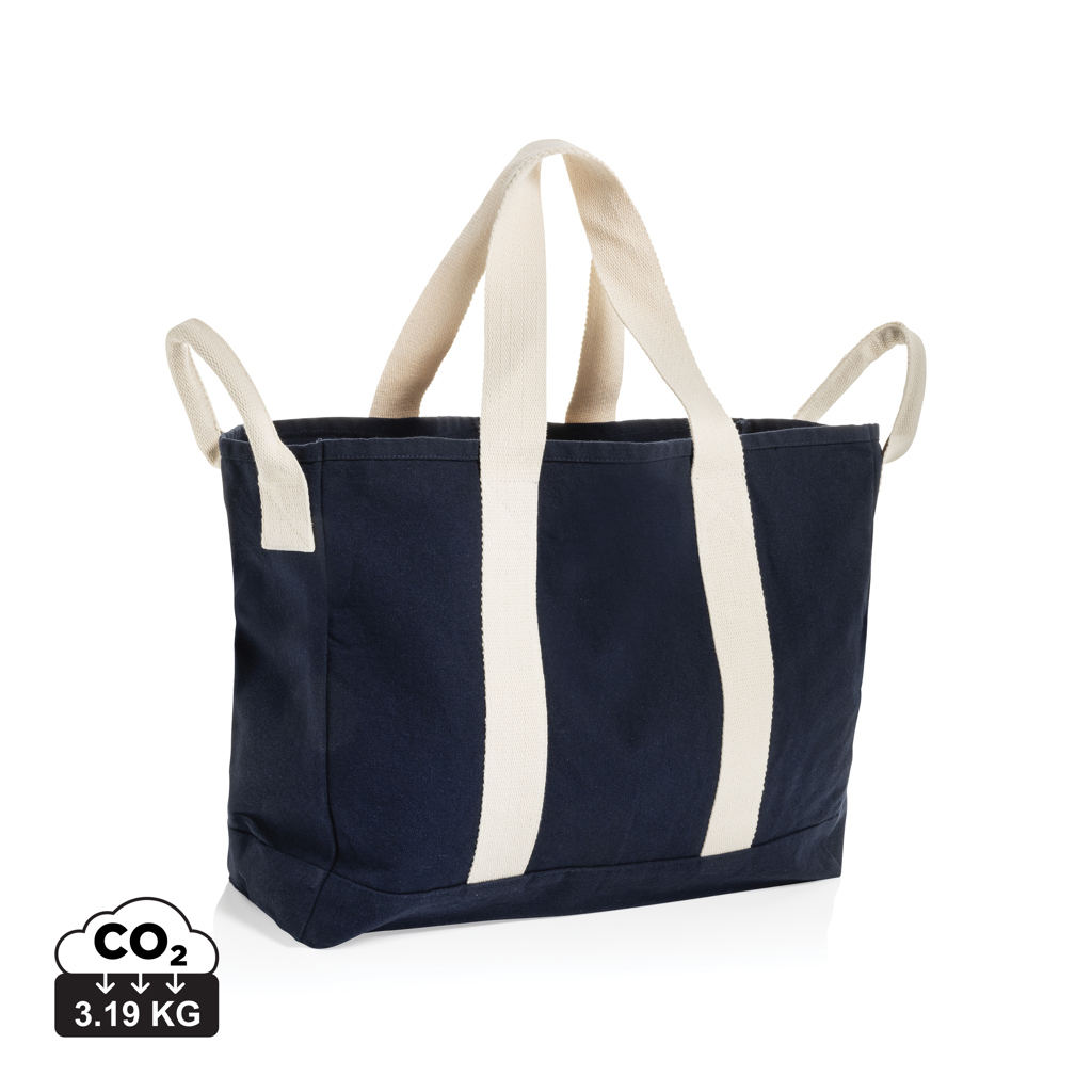 Bolsa playa BEAU AWARE™ lona reciclada 400 g/m² asa lateral