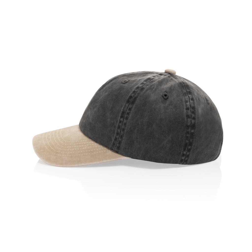 Gorra algodón bicolor 270 g/m² con 6 paneles BEAU AWARE™