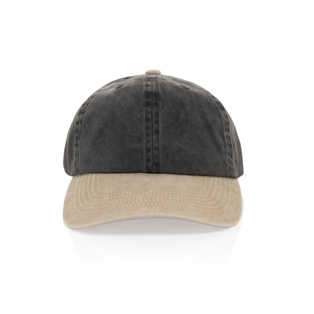 Gorra algodón bicolor 270 g/m² con 6 paneles BEAU AWARE™