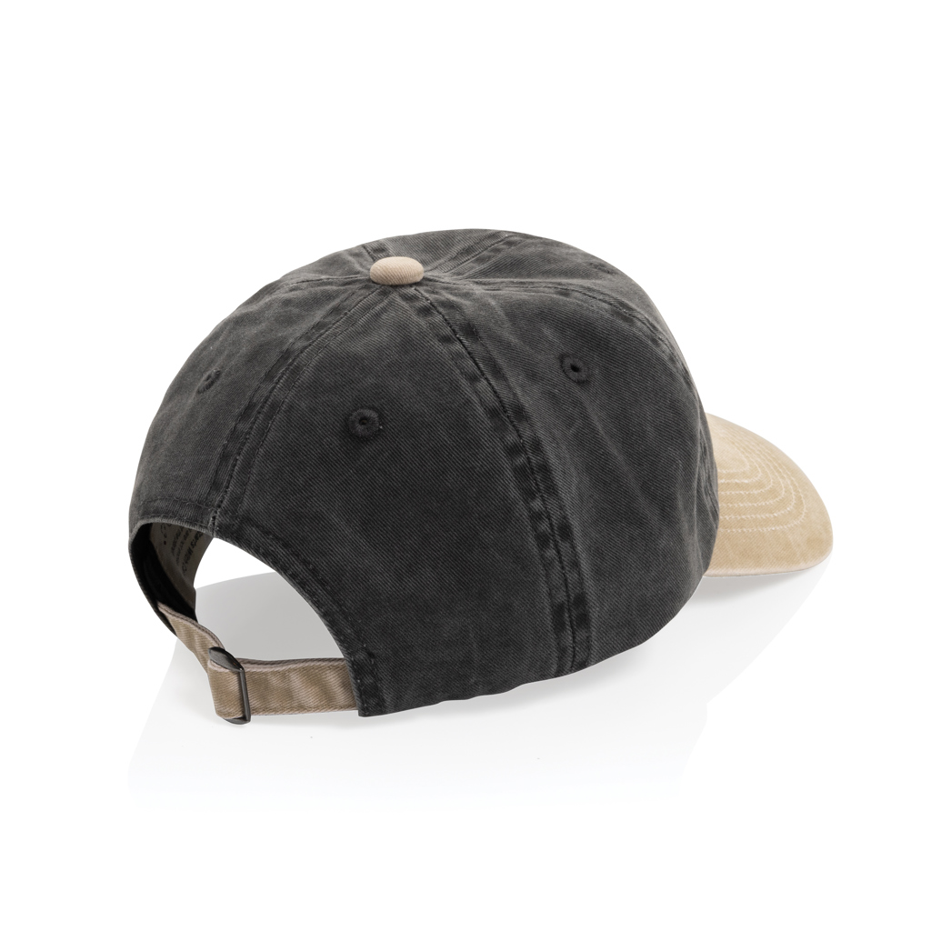 Gorra algodón bicolor 270 g/m² con 6 paneles BEAU AWARE™