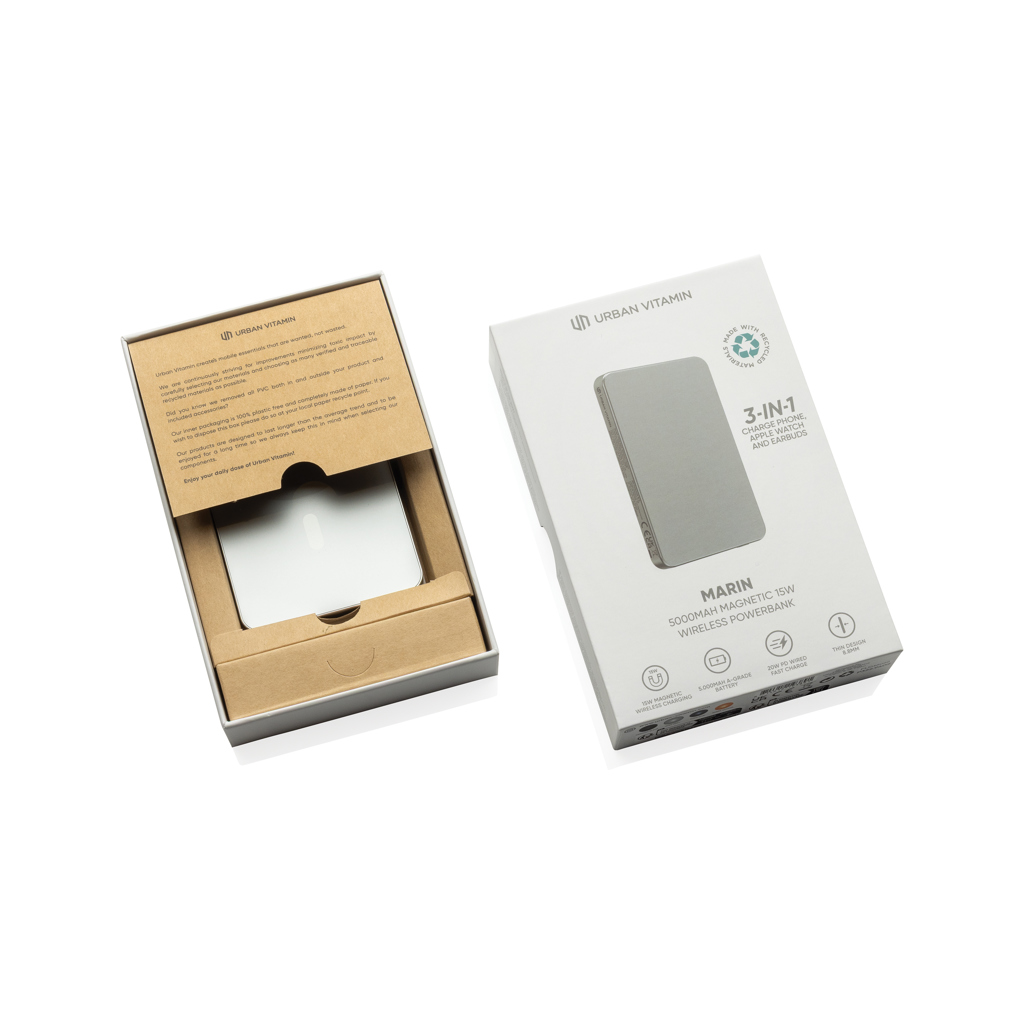 Batería inalámbrica magnética Urban Vitamin Marin 5000 mAh