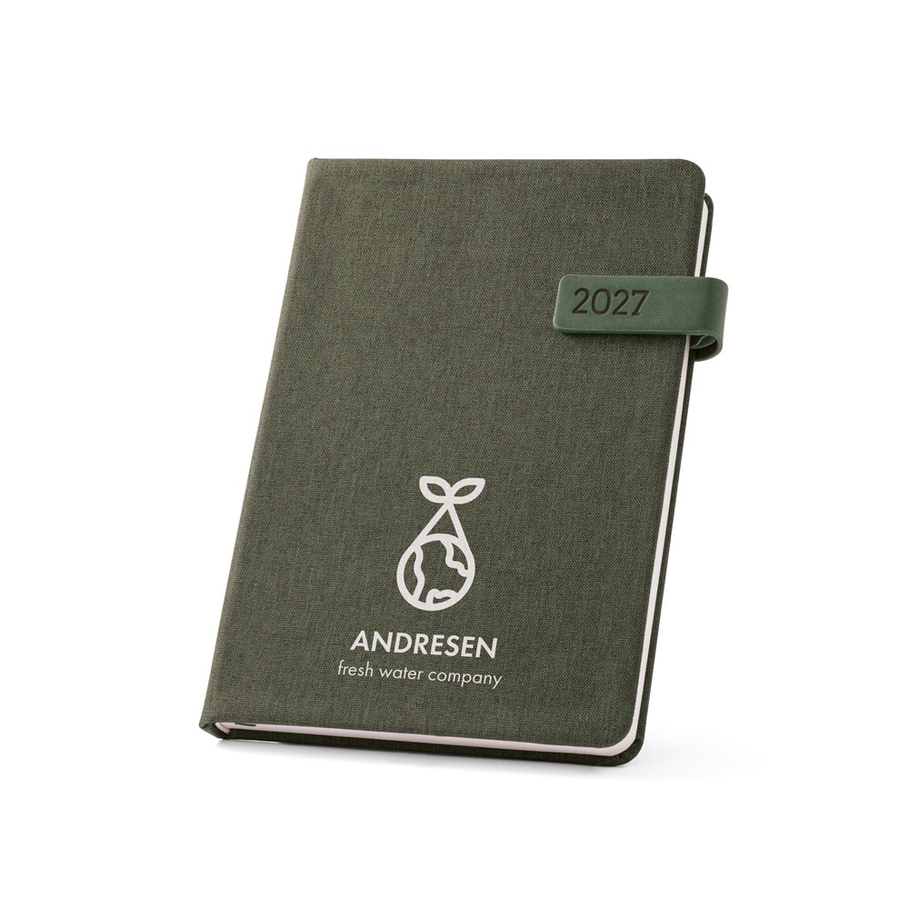ANDRESEN A5. Recycled polyester (100% rPET) diary