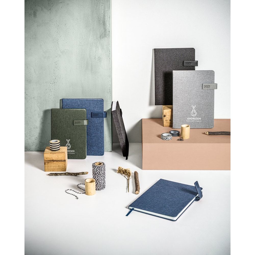 ANDRESEN A5. Recycled polyester (100% rPET) diary