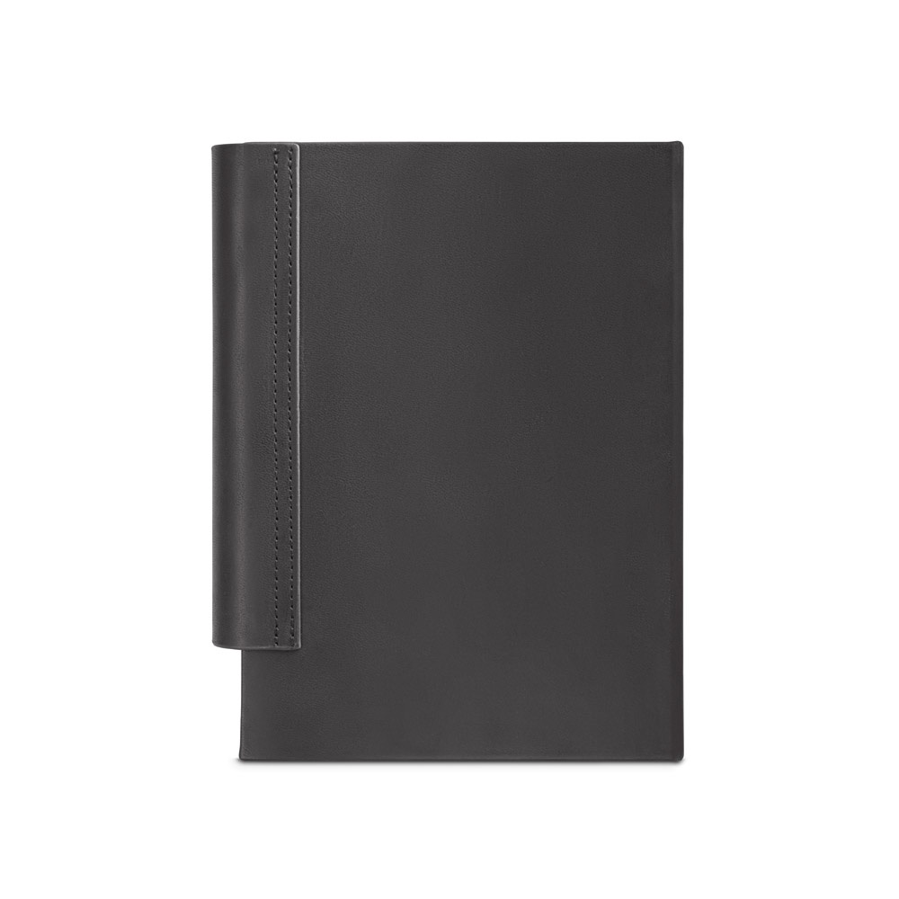 AUSTEN A5. Agenda A5 en PU (58% reciclado) y poliéster reciclado (100% rPET) 300D