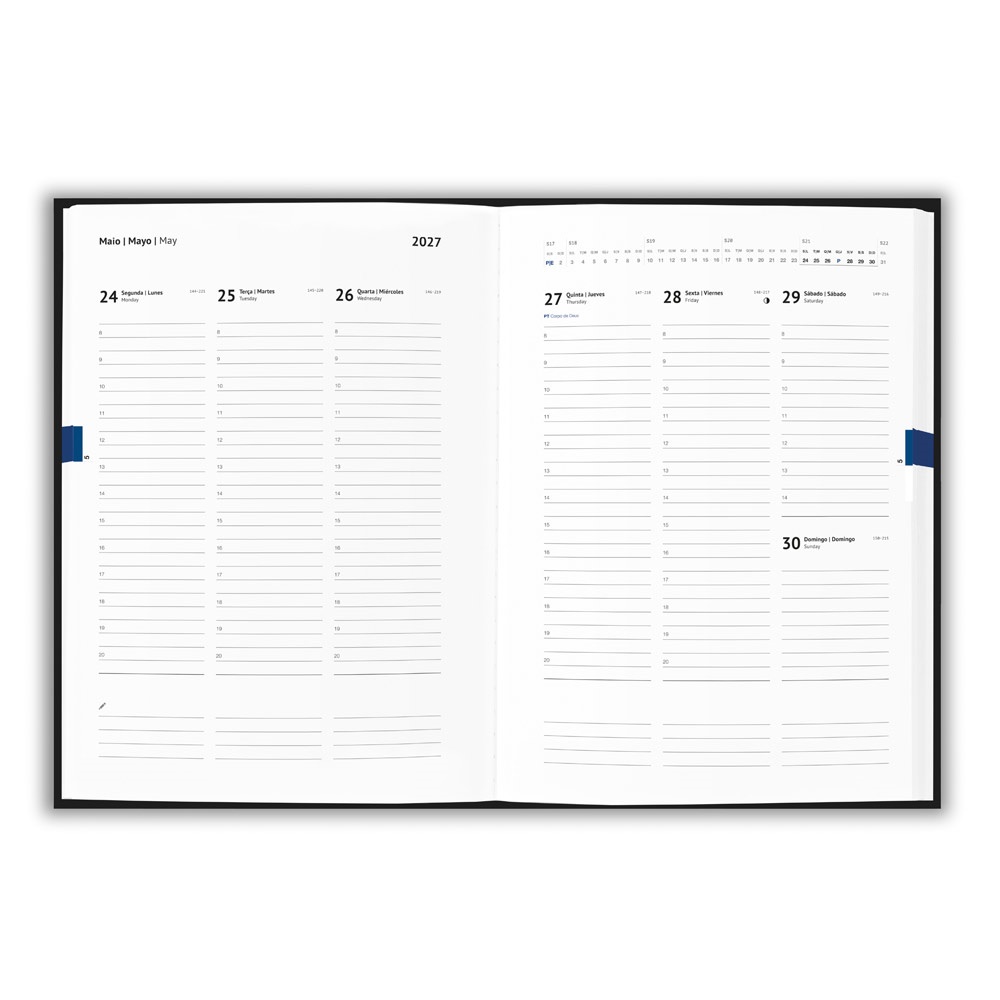 ANDRESEN B5. Recycled polyester (100% rPET) diary