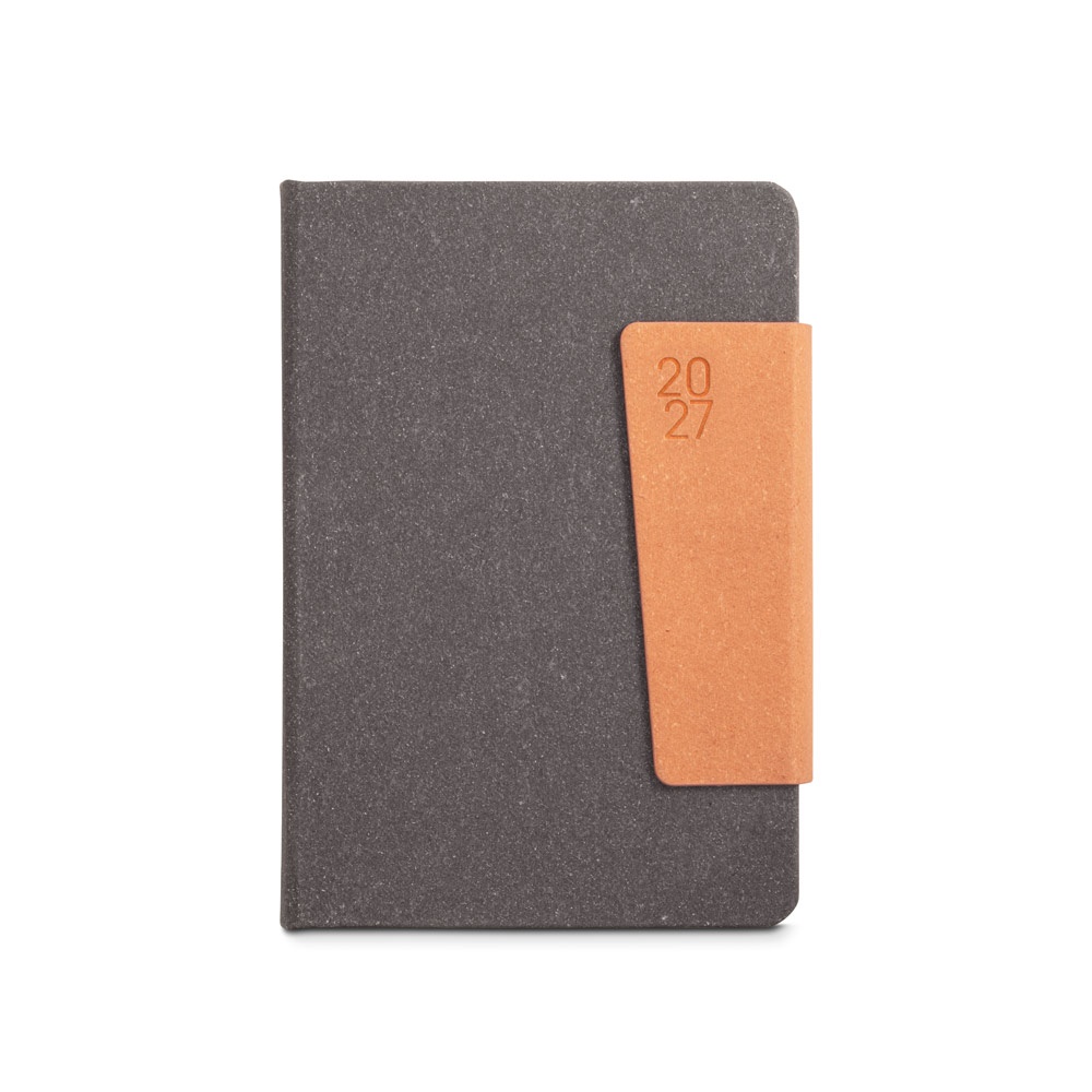 TAGORE A5. Agenda A5 en piel (58% reciclada)