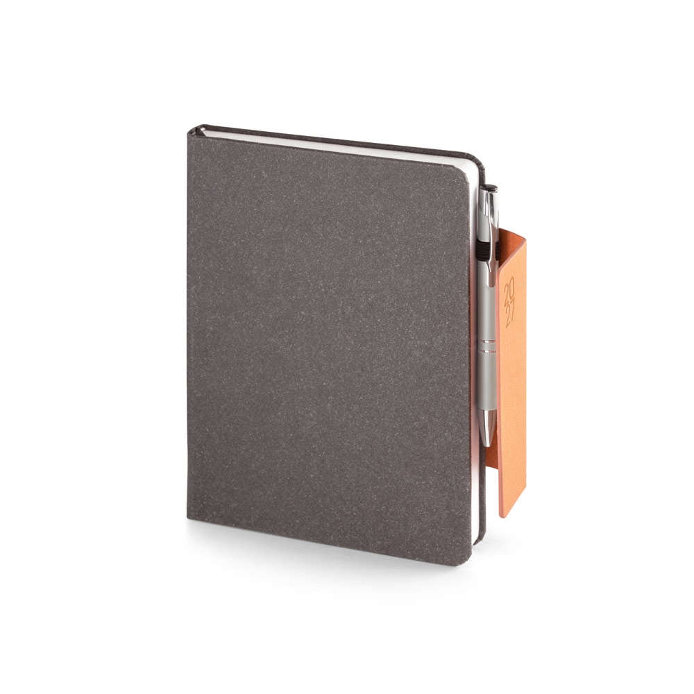TAGORE A5. Agenda A5 en piel (58% reciclada)