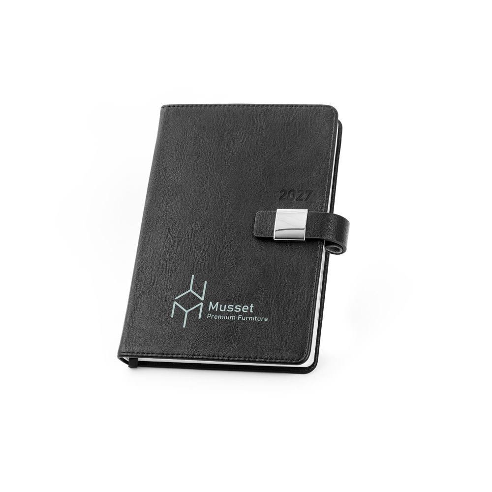 MUSSET A5. A5 diary in PU (58% recycled)