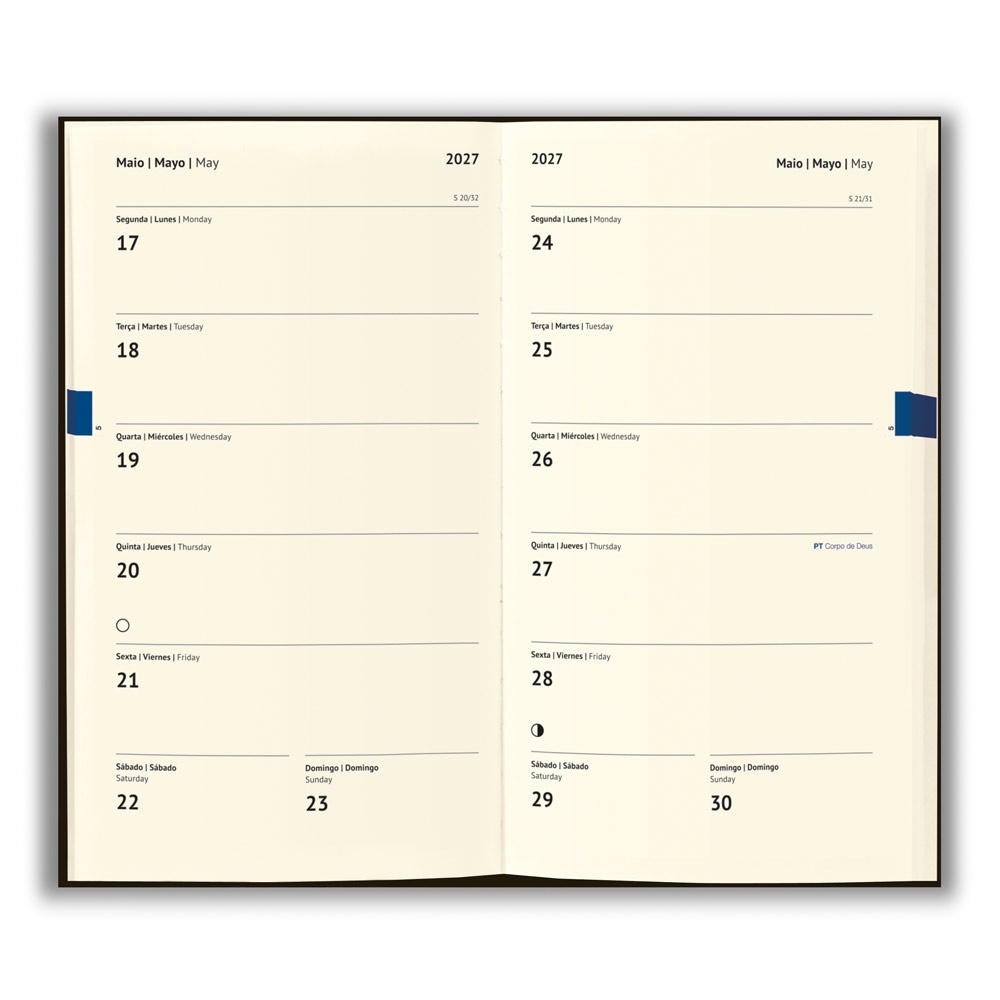POMAR POCKET. Agenda de corcho