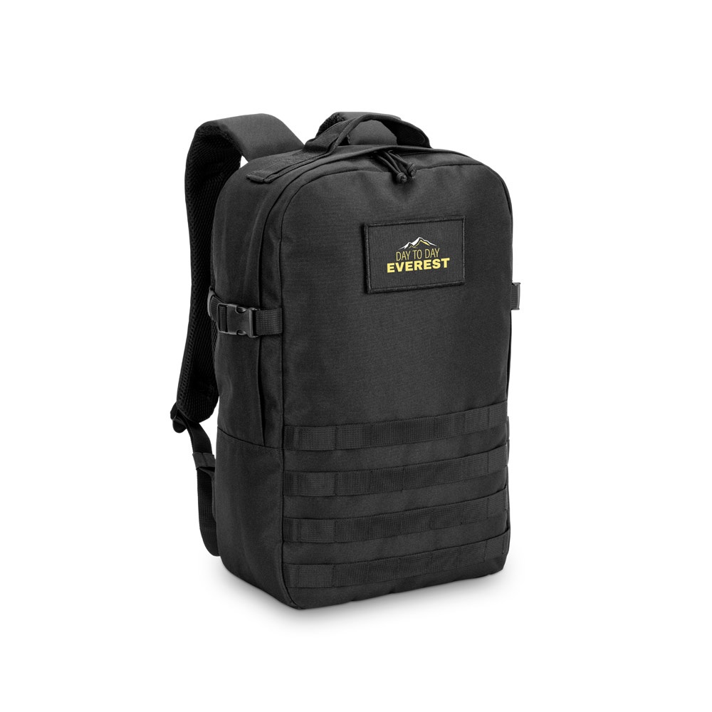 EDINBURGH BPACK. 17'3" Military-style backpack in 600D, high-density recycled polyester and lining in 210D recycled polyester