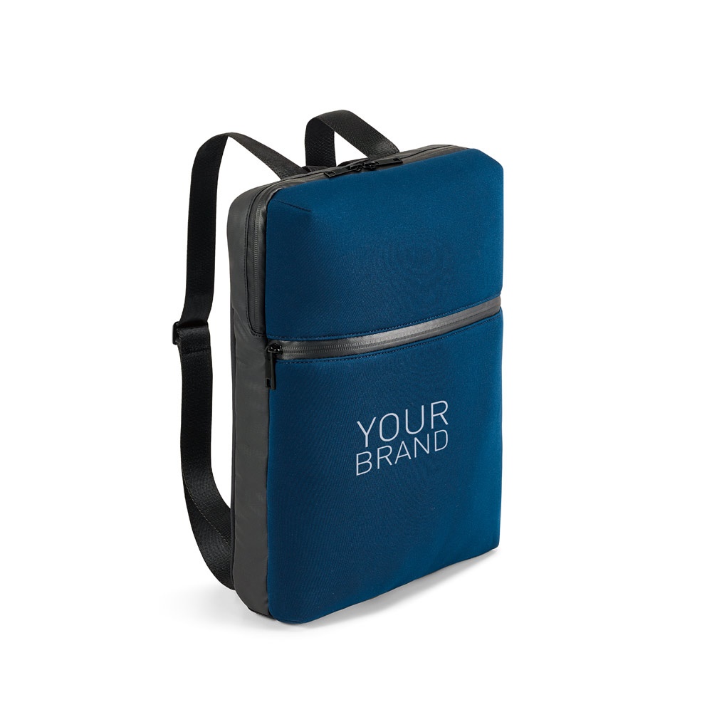 URBAN BACKPACK. 14'' laptop backpack in soft shell and tarpaulin