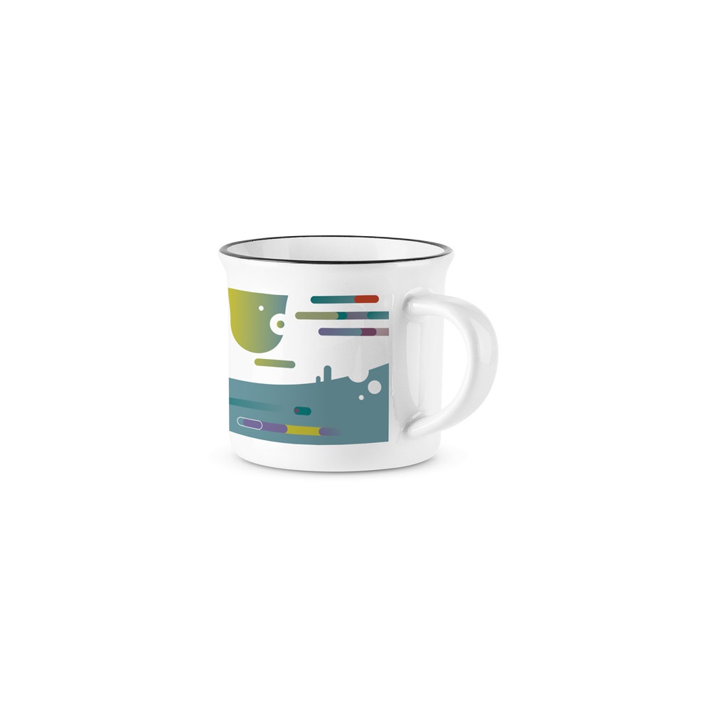 SELDEN. Ceramic mug for sublimation 280 mL