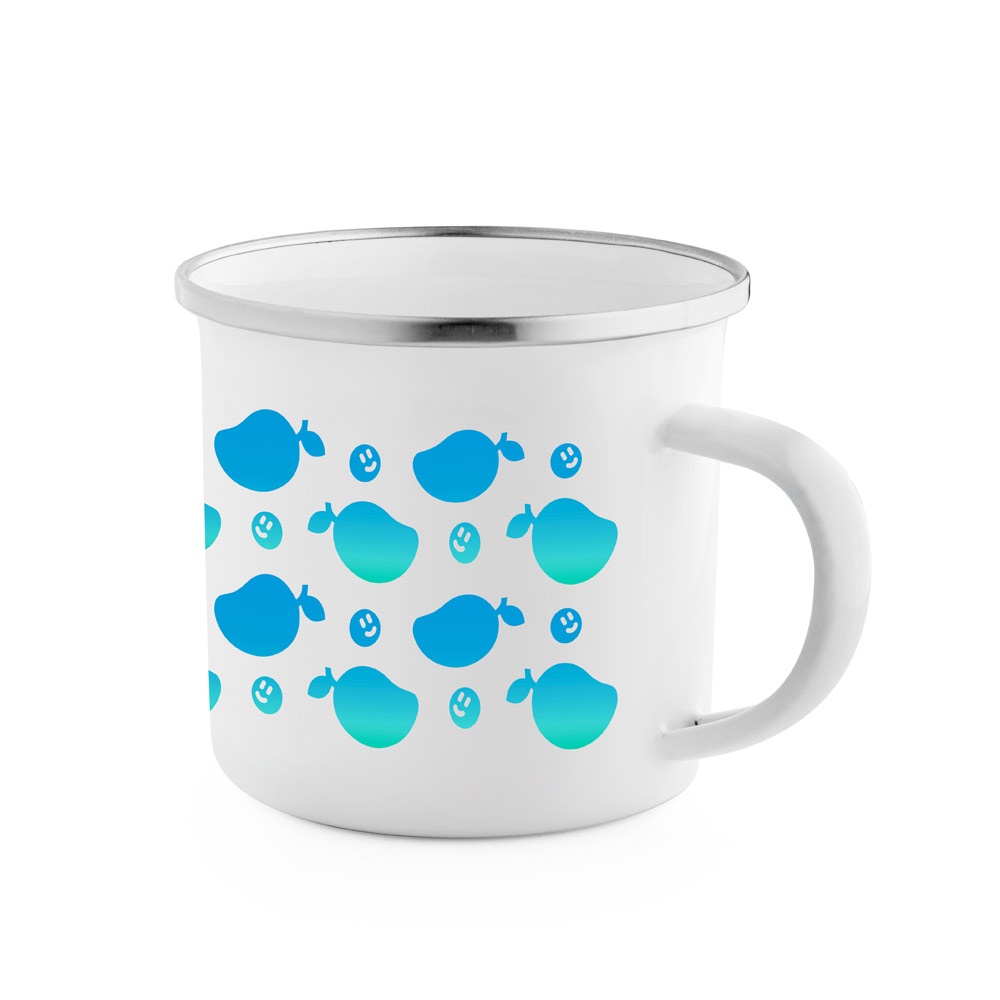GOTZE SUB. Taza esmaltada para sublimación 350 mL