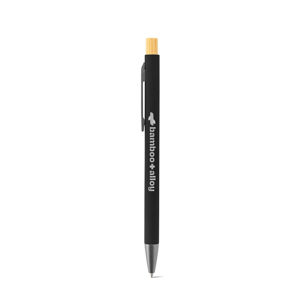ZYLEN. Ballpoint pen in recycled aluminum (100% rAL), with rubber finish