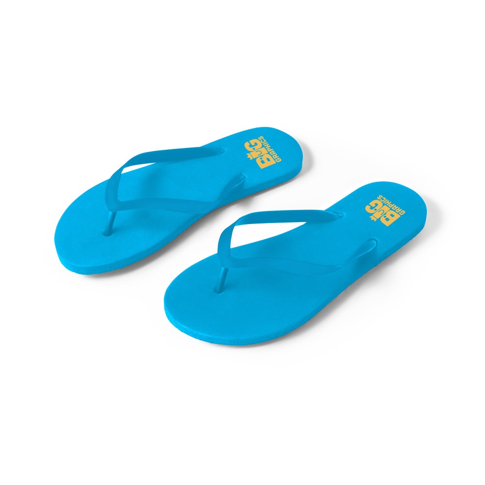 MAUPITI S / M. Comfortable slippers with PE sole and PVC strap