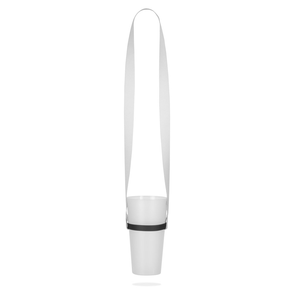 BOLTON. SET Lanyard SUBLIMACIÓN Largo II (20 mm) Duo con portavasos de silicona