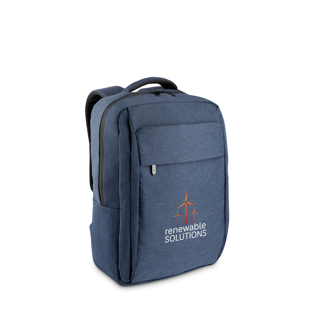 COVENTRY. 15.6" Fully padded laptop backpack in 300D recycled high-density polyester and 210D recycled polyester lining
