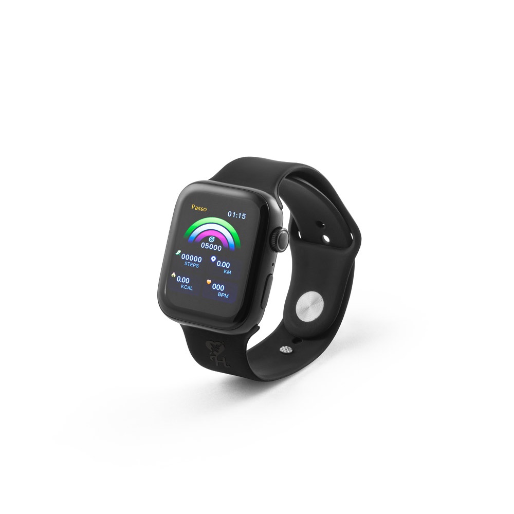 WILES. Smartwatch con pantalla de 1.85", IPX4 y 3 días de autonomía y correa de silicona