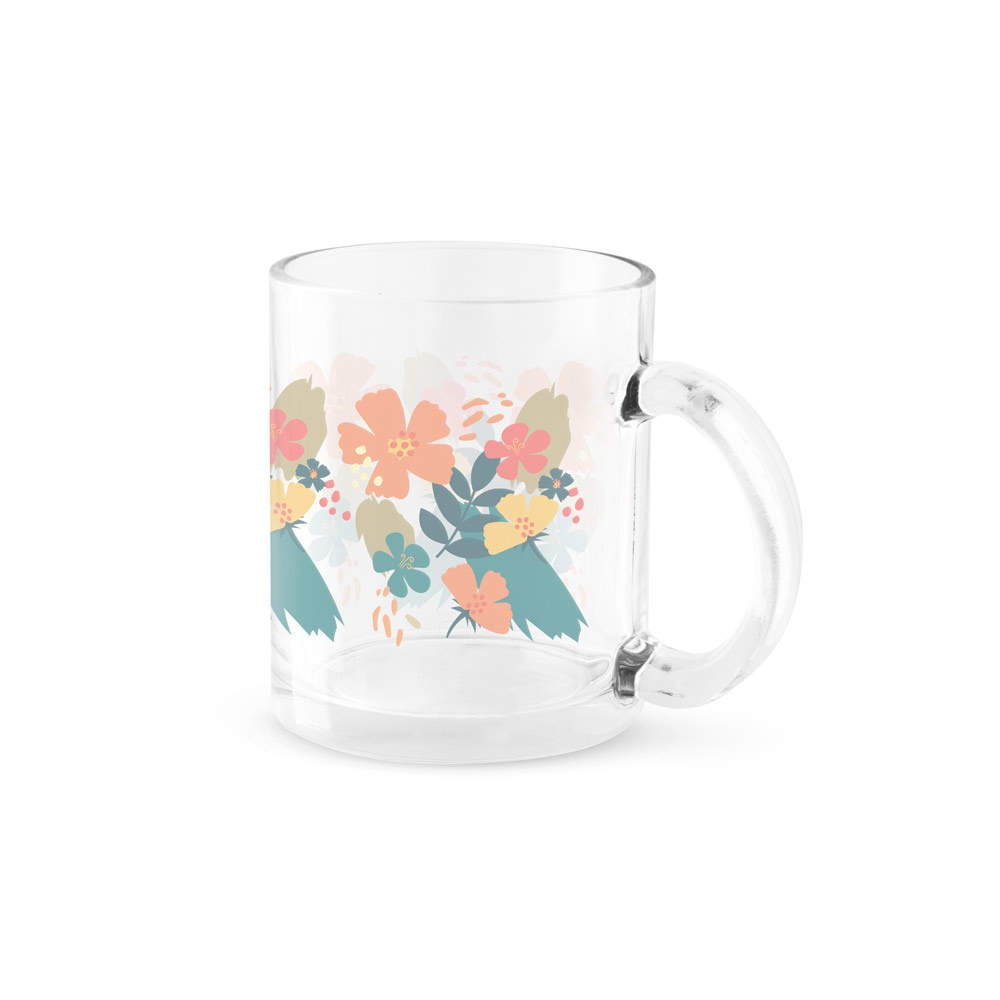 CARMO. Taza de cristal para sublimación de 350 mL