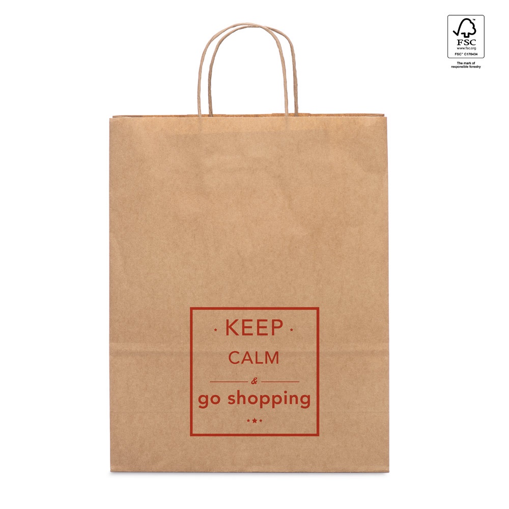ELLEN. Bolsa de papel kraft (115 g/m²)