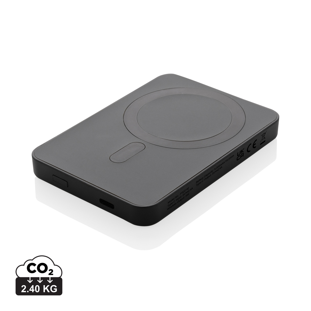 Powerbank Magnetix plástico reciclado RCS 5.000 mAh