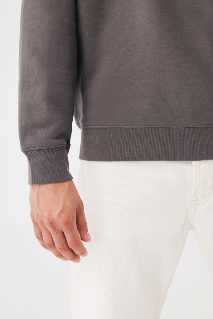 Sudadera de cuello redondo de algodón reciclado Torla IQONIQ