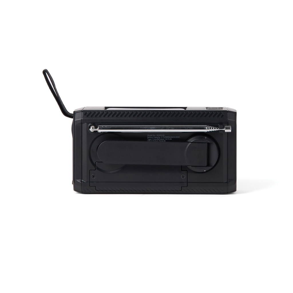 Radio multifuncional Nordic Drift Titan IPX4 de 4000 mAh