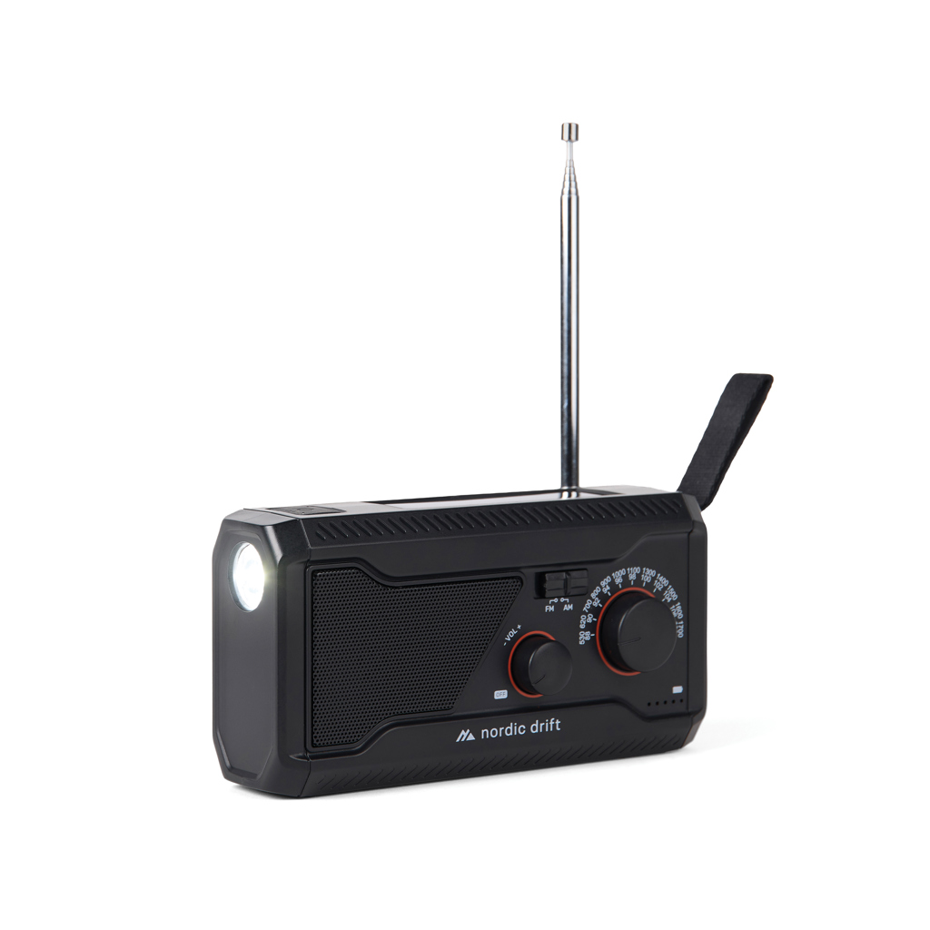 Radio multifuncional Nordic Drift Titan IPX4 de 4000 mAh