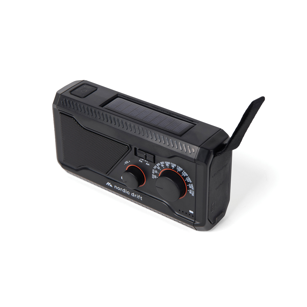 Radio multifuncional Nordic Drift Titan IPX4 de 4000 mAh
