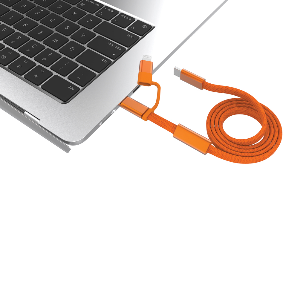 Cable de carga rápida 2 en 1 Arc RCS de 60W y 120 cm