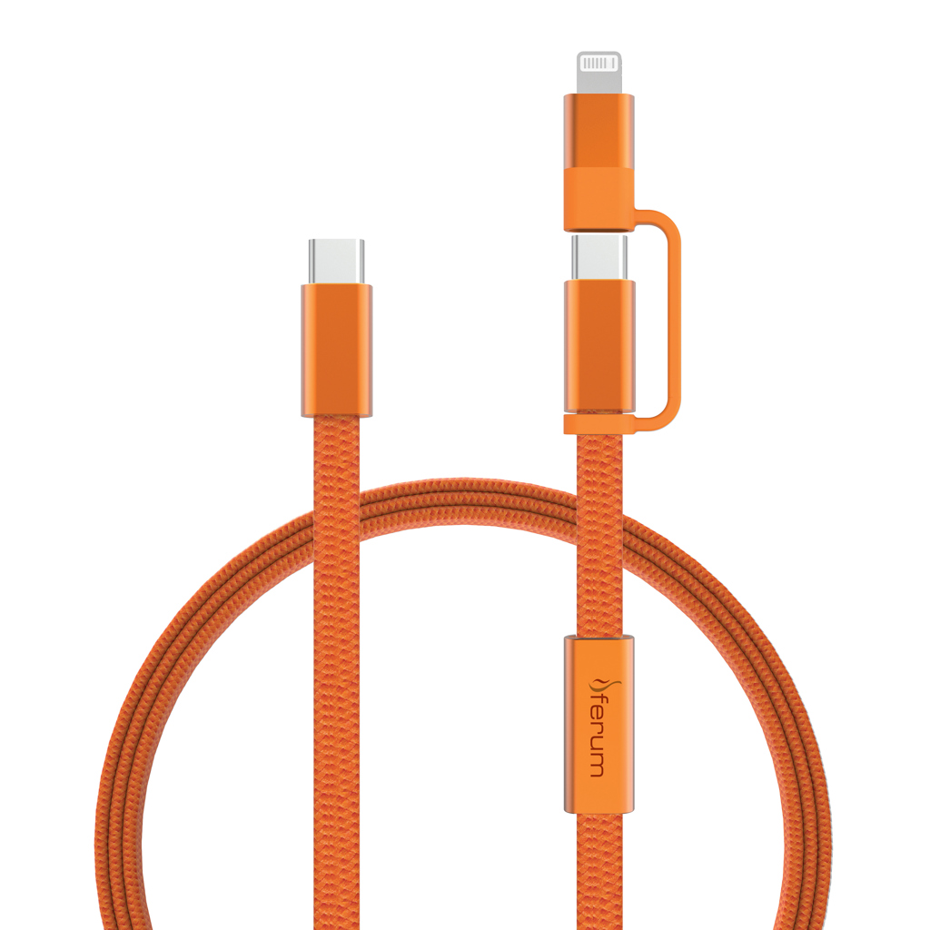 Cable de carga rápida 2 en 1 Arc RCS de 60W y 120 cm