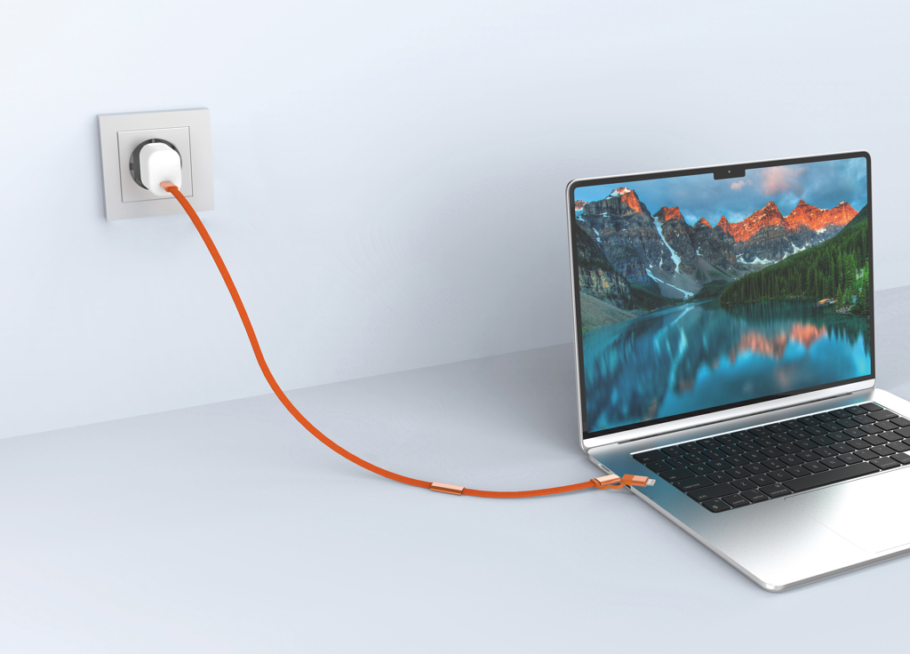 Cable de carga rápida 2 en 1 Arc RCS de 60W y 120 cm