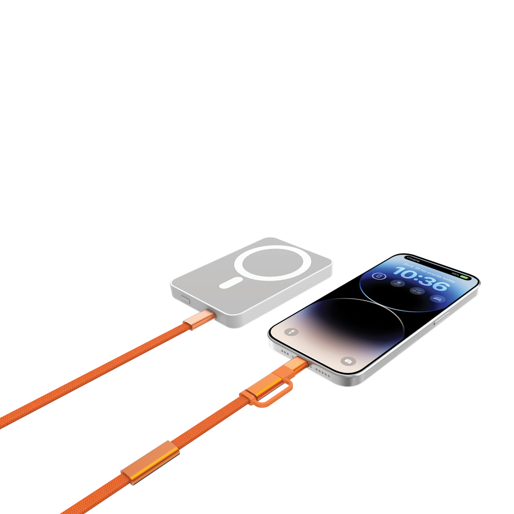 Cable de carga rápida 2 en 1 Arc RCS de 60W y 120 cm