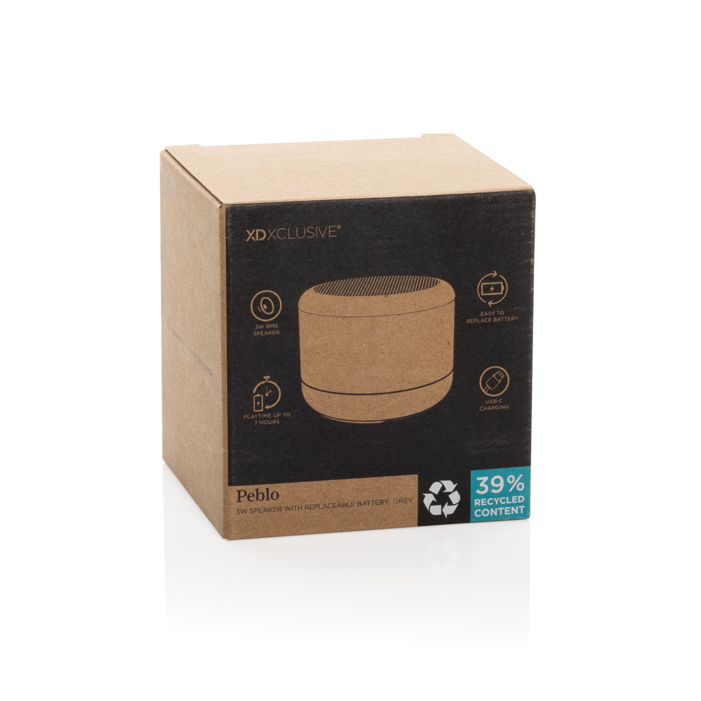 Altavoz Peblo RCS con batería extraíble 3W