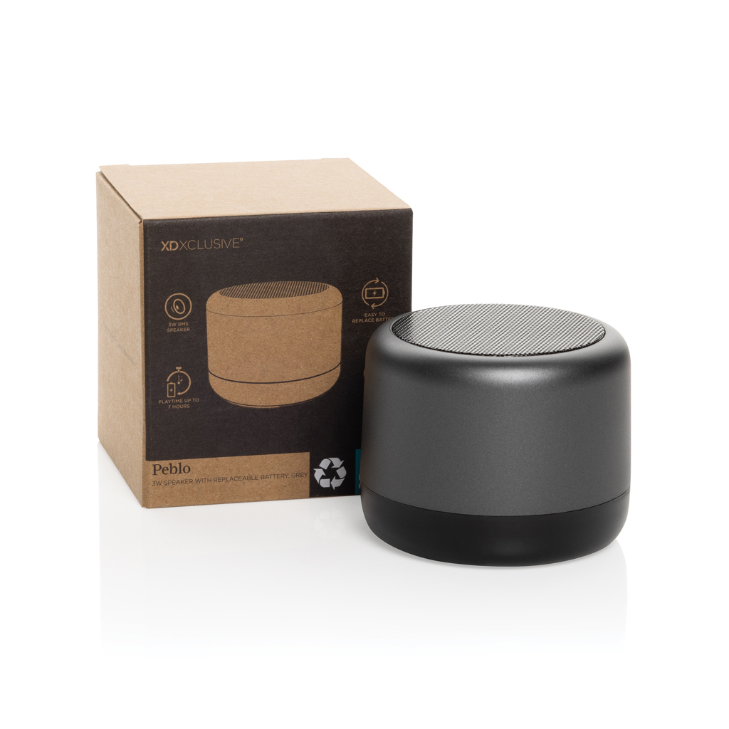 Altavoz Peblo RCS con batería extraíble 3W
