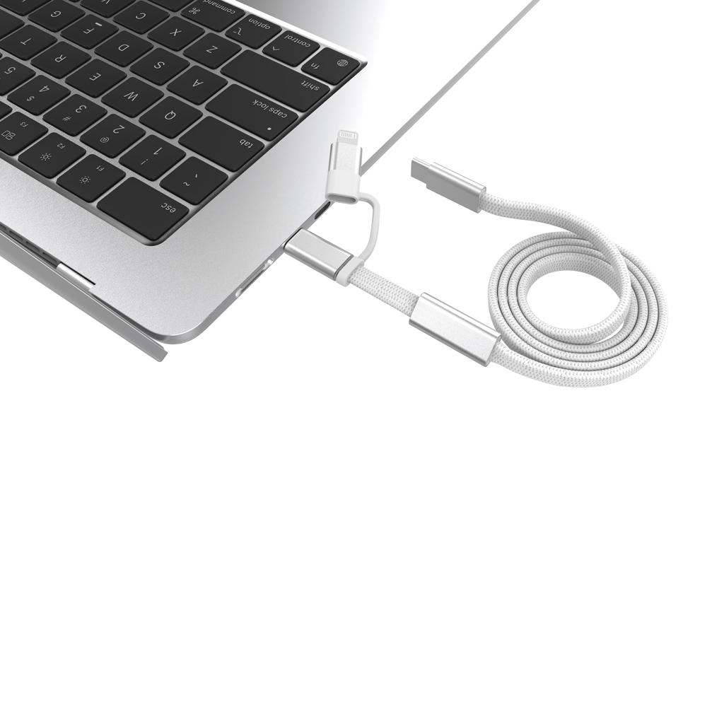 Cable de carga rápida 2 en 1 Arc RCS de 60W y 120 cm