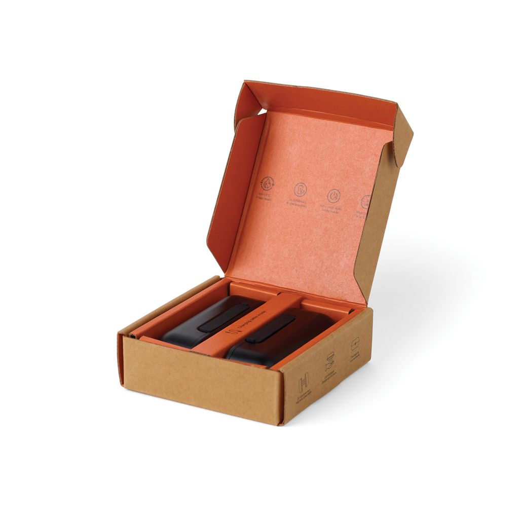 Calentador manos dual Nordic Drift Everest, batería 6000 mAh